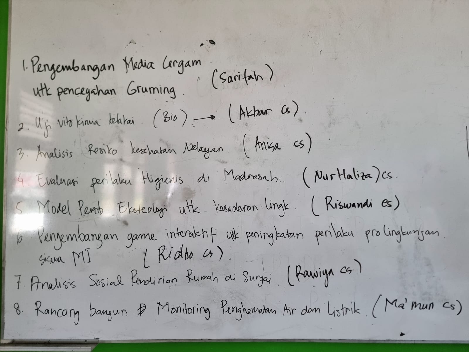 Persiapan OMI Riset dan Sains